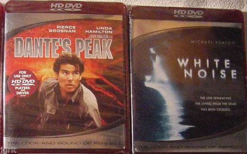 HD DVD Dante's Peak & White Noise DOUBLE FEATURE Michael Deaton Pierce Brosnan
