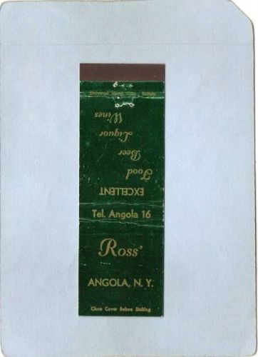 New York Angola Ross' Food & Drink w/Very Low Phone NUmber ny_box4~2345