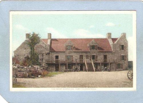 New York Fort Ticonderoga The West Barracks ny_box5~1620