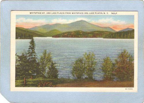 New York Lake Placid Whiteface Mt & Lake Placid From Whiteface Inn ny_box5~1731