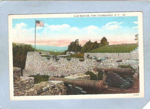 New York Fort Ticonderoga Flag Bastion ny_box5~1615