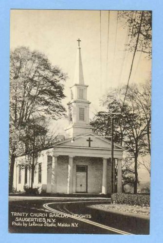 New York Saugerties Trinity Church Barclay Heights Photo Type View of Fron~371