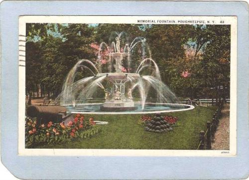 New York Poughkeepsie Memorial Fountain ny_box4~2245