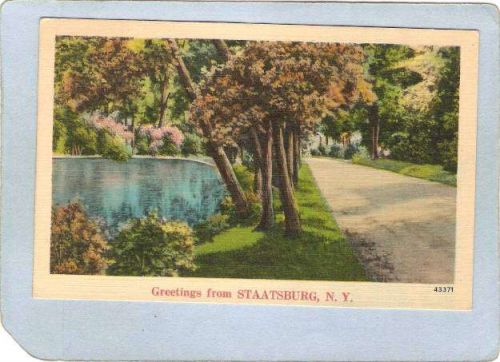 New York Staatsburg Greetings From Staatsburg N Y ny_box4~2330