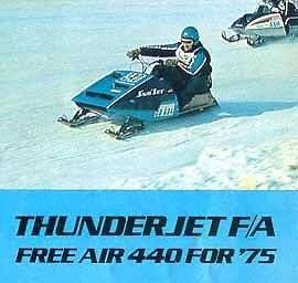 SNOJET THUNDERJET SERVICE & PARTS MANUALs for 1974 1975 Sno Jet Snowmobiles