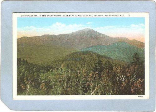 New York Lake Placid Whiteface Mt In The Wilmington Lake Placid & Saranac ~1717