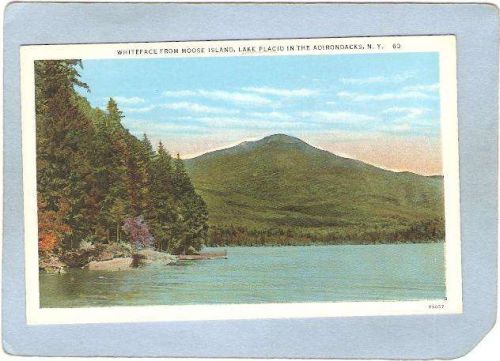 New York Lake Placid Whiteface From Moose Island ny_box5~1726