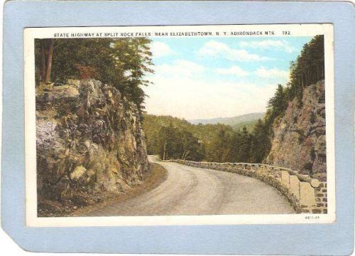 New York Elizabethtown State Highway At Split Rock Falls ny_box5~1545