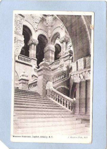 New York Albany Western Staircase Capitol Bldg ny_box2~436