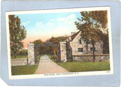 New York Fort Ticonderoga Gate House ny_box5~1596