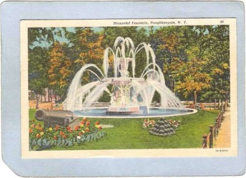 New York Poughkeepsie Memorial Fountain ny_box4~2247