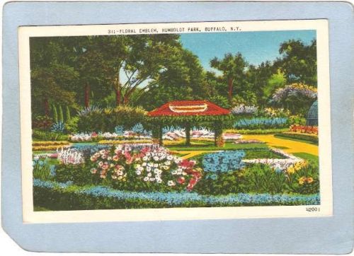 New York Buffalo Floral Emblem Humbolt Park ny_box4~2539