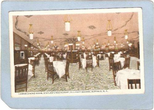 New York Buffalo Lower Dining Room Statler's Restaurant Ellicott Square ny~2895