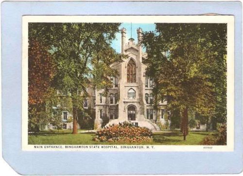 New York Binghamton Main Entrance Binghamton State Hospital ny_box2~595
