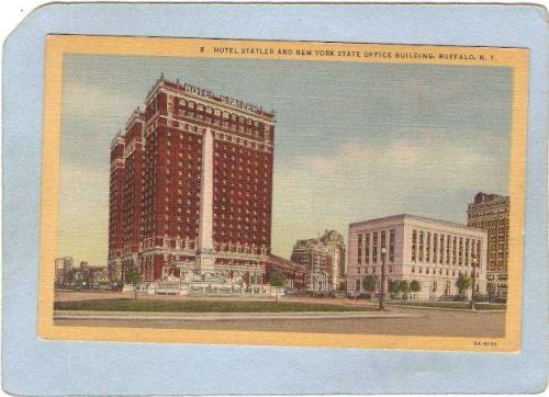 New York Buffalo Hotel Statler & New York State Office Building ny_box4~2611