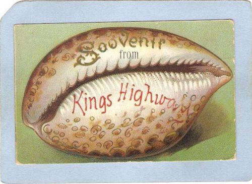 New York Brooklyn Shell/Shell Border Postcard Kings Highway, Brooklyn, New~1