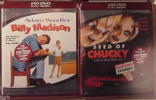 HD DVD Seed of Chucky & Billy Madison DOUBLE FEATURE Adam Sandler Darren McGavin