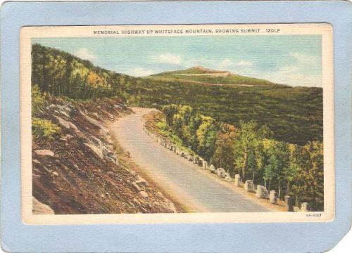 New York Whiteface Mt Memorial Highway Showing Summit ny_box5~1407