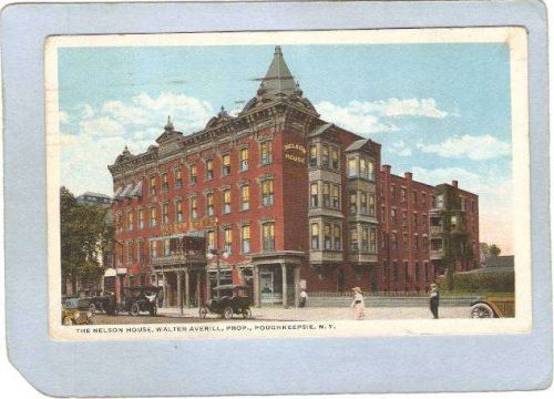 New York Poughkeepsie The Nelson House Walter Averill Prop Street Scene w/~2265