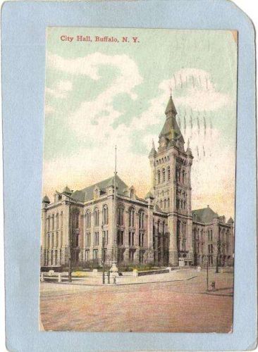 New York Buffalo City Hall Street Scene ny_box4X1~2730