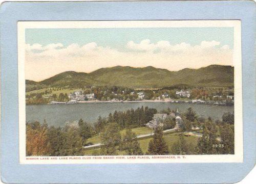 New York Lake Placid Mirror Lake & Lake Placid Club ny_box5~1688