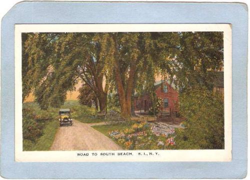 New York South Beach Road To South Beach w/Old Car nyc_box2~2