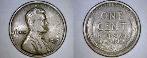 1919-S Abraham Lincoln Wheat Penny