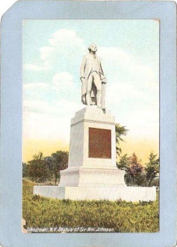 New York Johnstown Statue Of Sir Wm Johnson ny_box5~2026