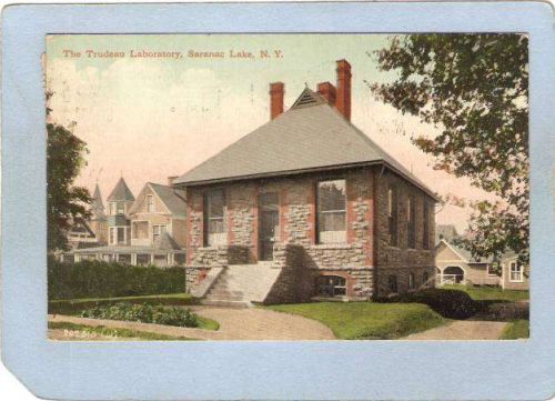 New York Saranac Lake The Trudeau Laboratory ny_box5~1956