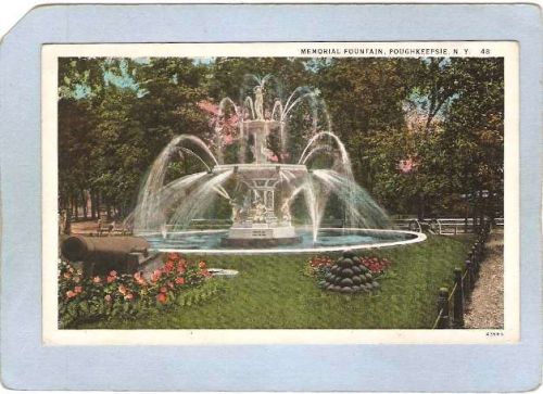 New York Poughkeepsie Memorial Fountain ny_box4~2246