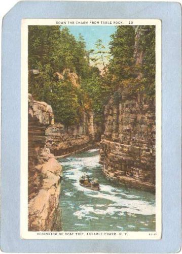 New York Ausable Chasm Down the Chasm From Table Rock ny_box5~1479