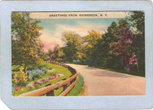 New York Rhinebeck Greetings From Rhinebeck N Y ny_box4~2113