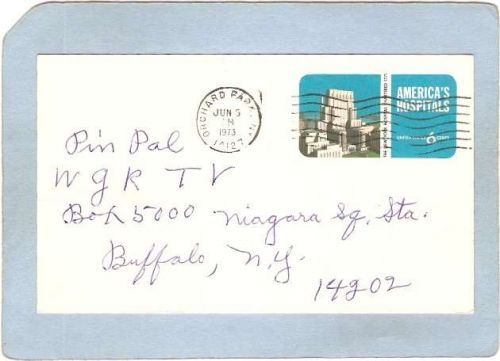New York Buffalo Pin Pal WGRTV From Mrs Marian Gerling 5226 Ellicott Rd Or~2514