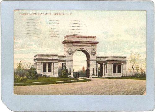 New York Buffalo Forest Lawn Entrance ny_box4X1~2677