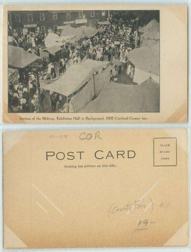 New York Cortland Section of Midway Exhibition Hall in Background 1905 Cor~157