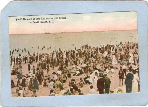 New York South Beach $5.00 Reward If You Find Me In This Crowd At South Be~8