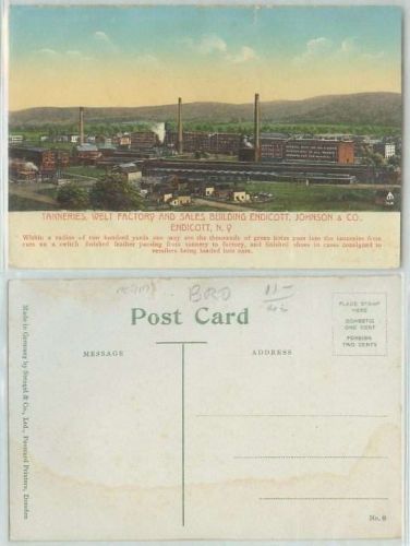 New York Endicott Tanneries Welt Factories and Sales Building Endicott Joh~117
