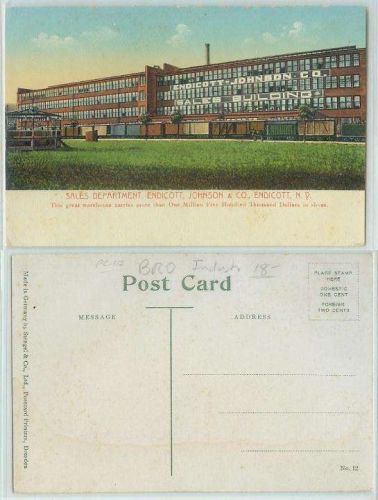 New York Endicott Endicott Johnson Co. Sales Building~112