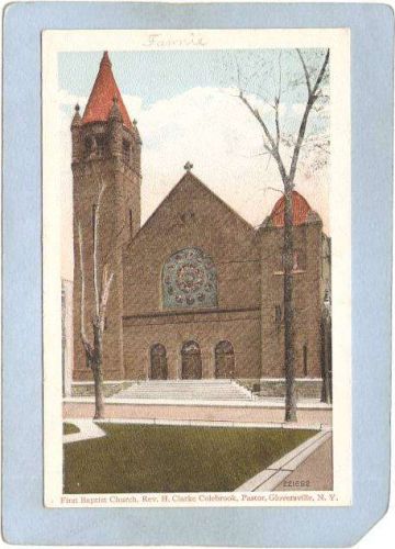 New York Gloversville First Baptist Church Rev H Clarke Colebrook Pastor n~2003
