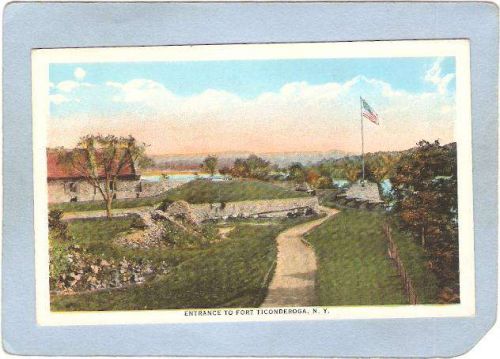 New York Fort Ticonderoga Entrance To Fort Ticonderoga ny_box5~1591