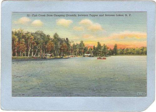 New York Saranac Lake Middle Saranac Lake ny_box5~1919