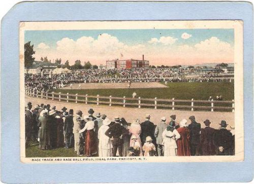 New York Endicott Sport Baseball Race Track & Baseball Field Ideal Park En~124