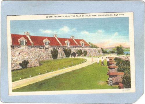New York Fort Ticonderoga South Barracks From The Flag Bastion ny_box5~1625