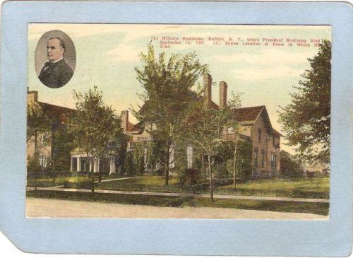 New York Buffalo Milburn Residence Where Pres McKInley Died Sept 14th 1901~2572