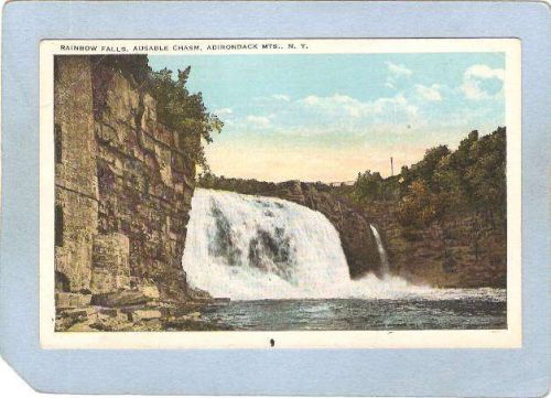 New York Ausable Chasm Rainbow Falls ny_box5~1527
