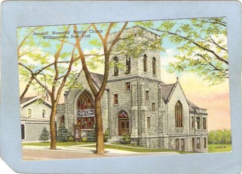 New York Wiliamsville Randall Memorial Baptist Church ny_box4~2452