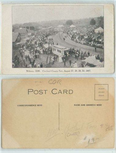 New York Cortland Midway 1906 Cortland County Fair August 27 28 29 20 1907~161