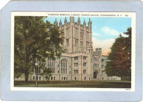 New York Poughkeepsie Thompson Memorial Library Vassar College ny_box4~2325