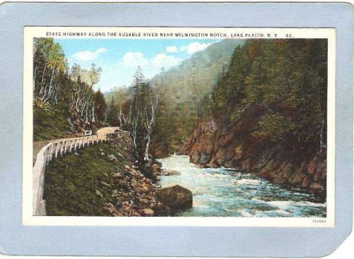 New York Lake Placid State Highway Along Ausable River Near Wilmington Not~1692
