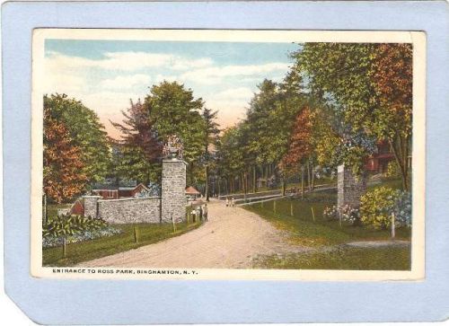 New York Binghamton Entrance To Ross Park ny_box2~511